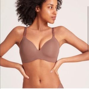 Knix WingWoman Contour Bra Size 5 Nude Wireless